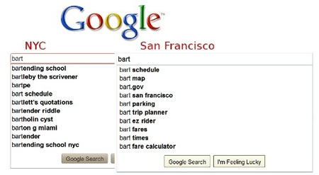Google suggest local