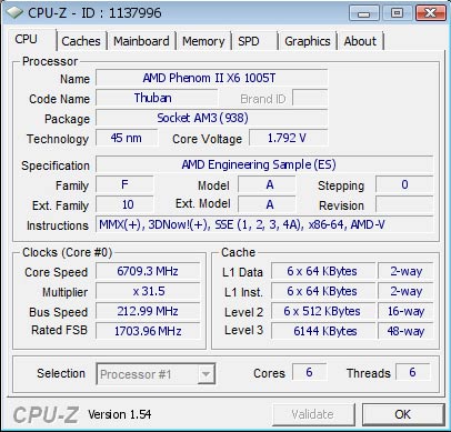 Phenom II X6