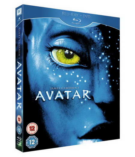 Коробка диска Blu-ray с фильмом Аватар