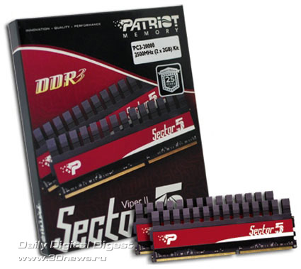 Patriot Viper II Series Sector 5 Edition DDR3-2500 Memory Kit