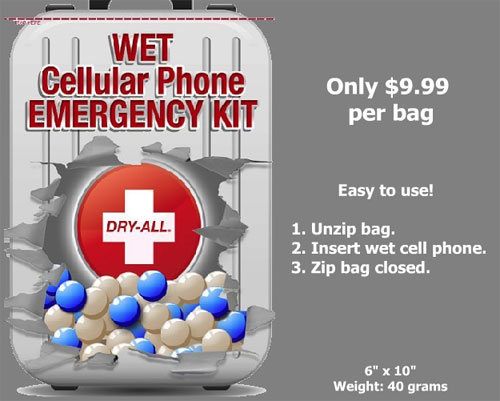 Wet Cellular Phone Emergency Kit