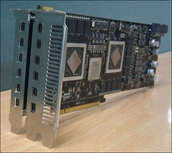 PowerColor Radeon HD 5970 with 12 DisplayPort Outputs