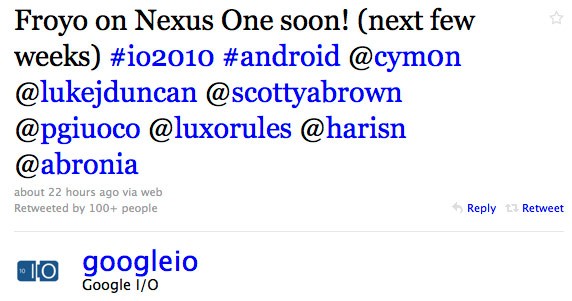 froyo nexus one 1 Android 2.2 Froyo для владельцев Nexus One