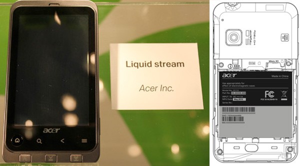 Android-смартфон компании Acer