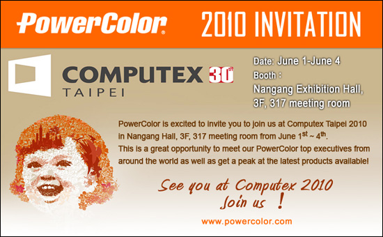 PowerColor Computex 2010 Invitation