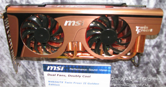 MSI N465GTX Twin Frozr II Golden Edition