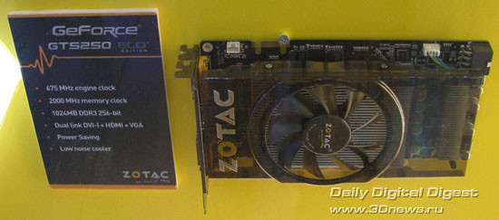 Zotac GeForce GTS 250 ECO Edition