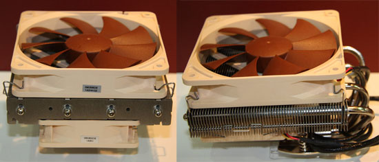 Noctua 120/80mm Low Profile Cooler Prototype