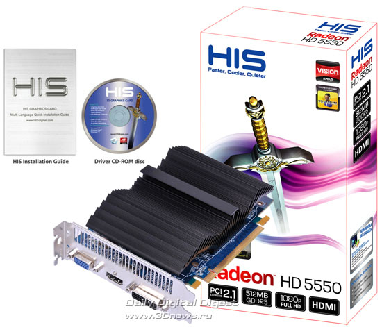 HIS Radeon HD 5550 Silence