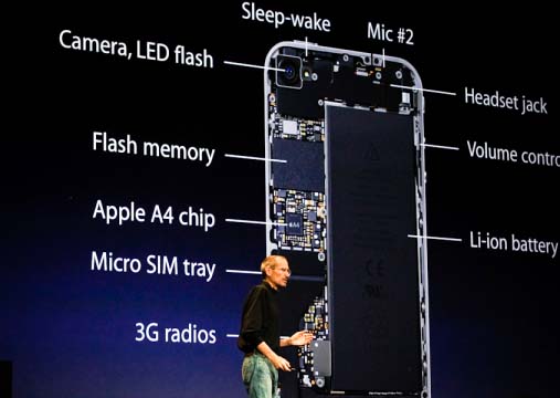 Стив Джобс на презентации нового iPhone