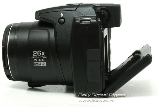 Nikon Coolpix P100. Варианты наклона дисплея Nikon Coolpix P100. Варианты наклона дисплея