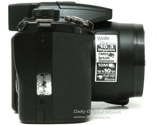 Nikon Coolpix P100. Вид справа Nikon Coolpix P100. Вид справа