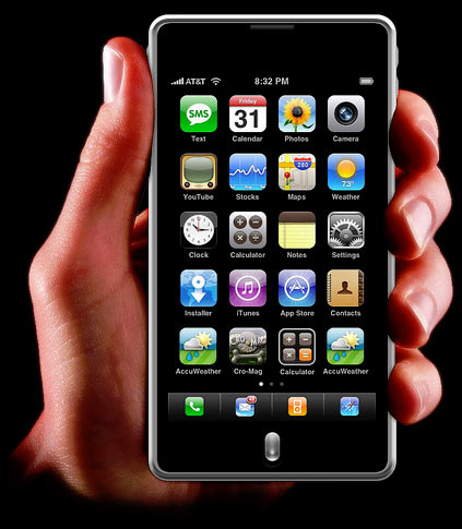 Стив Джобс не рекомендует так держать iPhone 4