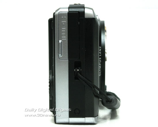 Olympus mju 9010. Вид справа