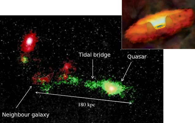 Квазар SDSS J0123+00