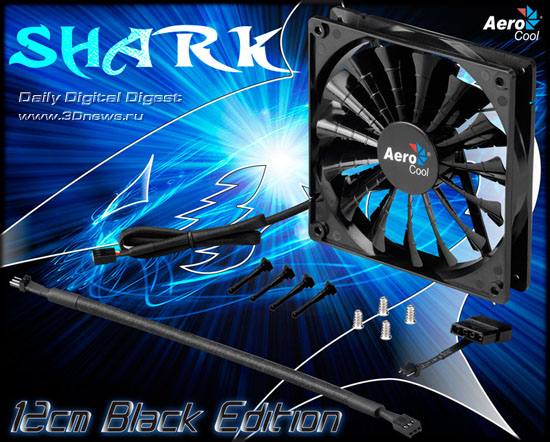 Aerocool 12cm SHARK Black Edition Fan