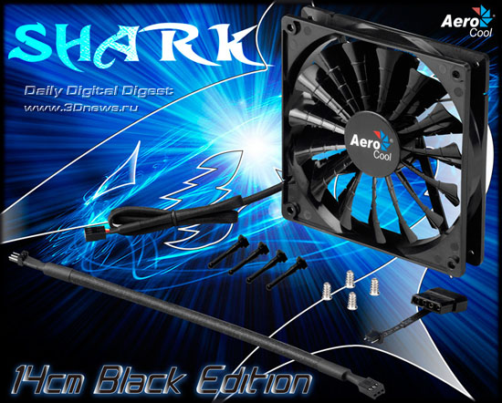 Aerocool 14cm SHARK Black Edition Fan