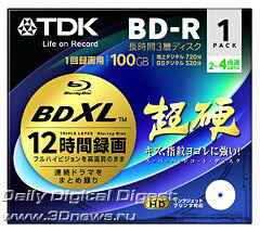 TDK 100GB BDXL Disc