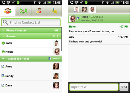 ICQ-клиент для платформы Android