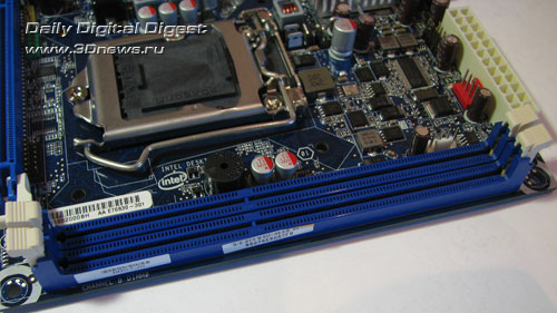 Intel DH57JG DIMMs