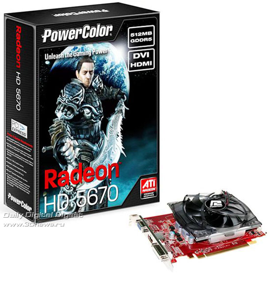 PowerColor Radeon HD 5670 512MB GDDR5 V2 PowerColor Radeon HD 5670 512MB GDDR5 V2