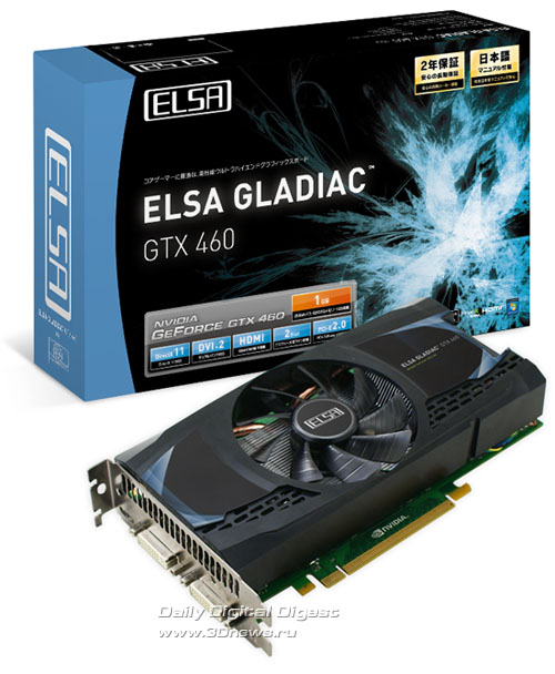 ELSA GLADIAC GTX 460 1GB ELSA GLADIAC GTX 460 1GB