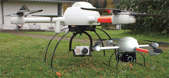 Летательные аппараты Microdrones md4-1000 и md4-200