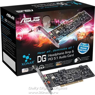 ASUS Xonar DG 5.1 PCI Sound Card ASUS Xonar DG 5.1 PCI Sound Card
