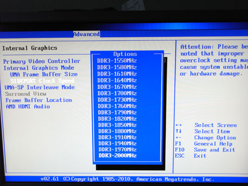 ASUS M4A88TD-V EVO/USB3 ������ GPU Mem