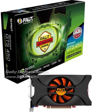 Palit GeForce GTS 450 1024MB GDDR5
