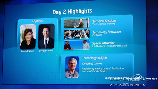 Презентация, посвещённая Intel Atom на IDF 2010