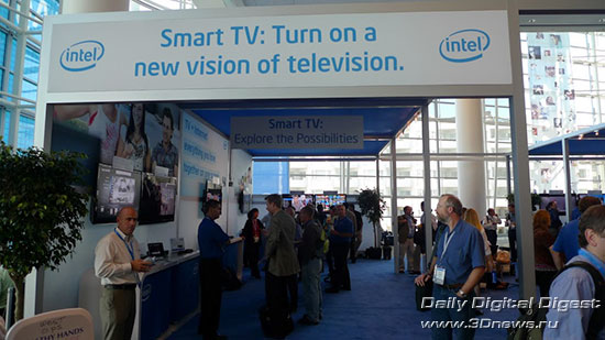 Павильон Smart TV на IDF 2010