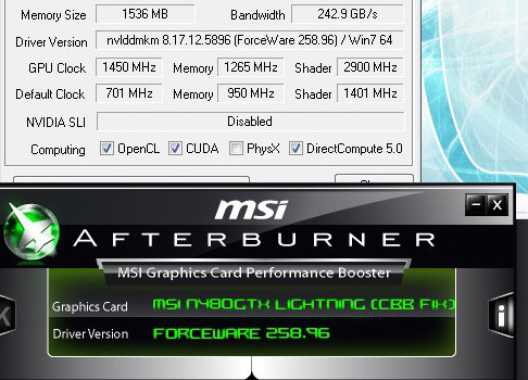 MSI GTX 480 Lightning ��������� �� ���� �� 1450 ���