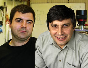 Андрей Гейм (справа), Константин Новоселов