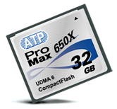 ATP 32GB ProMax 650X CompactFlash Card