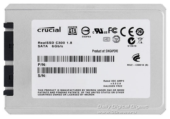 Crucial 1.8" RealSSD C300 Series SSD