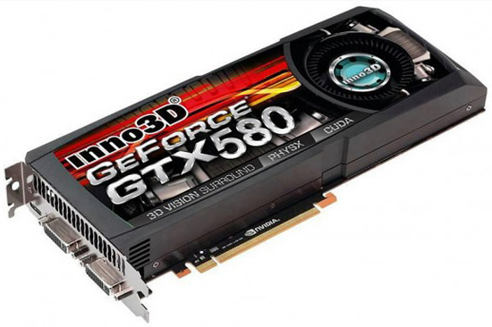 Inno3D GeForce GTX 580
