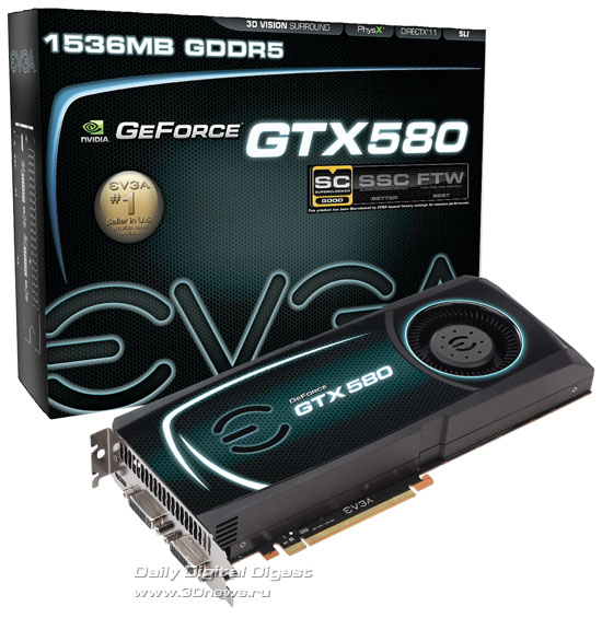 EVGA GeForce GTX 580 Superclocked Edition