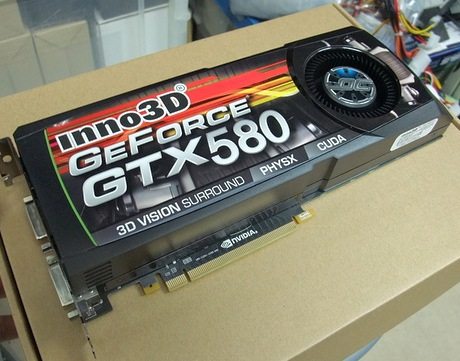 Inno3D разгоняет GeForce GTX 580