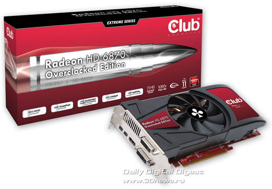 Club 3D Radeon HD 6870 Overclocked Edition