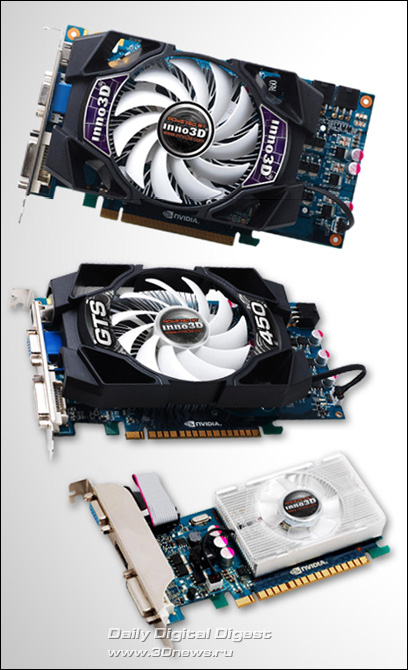 Inno3D GeForce GTX 460/GTS 450/GT 430 2GB
