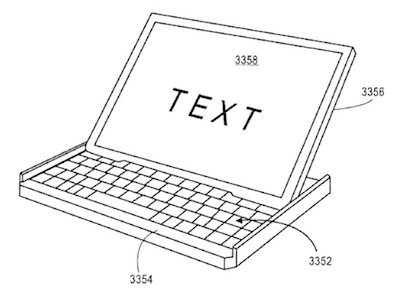 Apple запатентовала планшет с клавиатурой