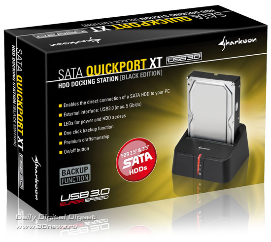SHARKOON SATA QuickPort XT USB 3.0