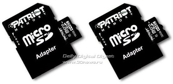 Patriot 16GB and 32GB Class 10 microSDHC Cards