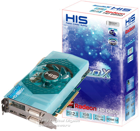 HIS Radeon HD 6850 IceQ X 1GB GDDR5
