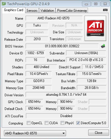 Характеристики и производительность Radeon HD 6670/6570