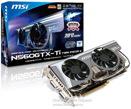 MSI N560GTX-Ti Twin Frozr II/SOC