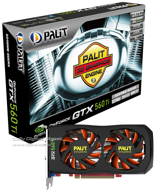 Palit GeForce GTX 560 Ti 2GB
