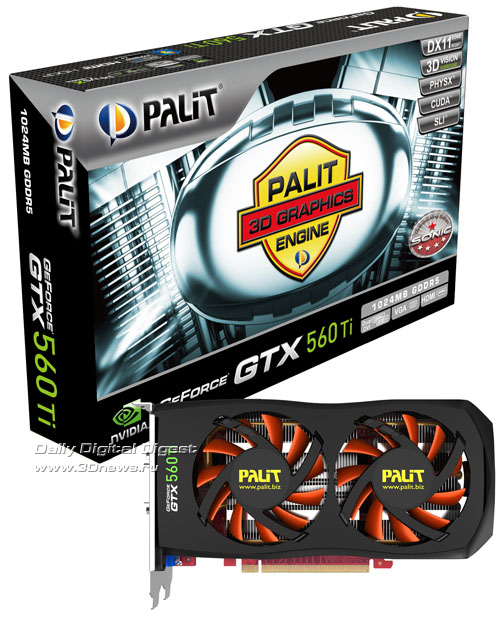 Palit GeForce GTX 560 Ti SONIC