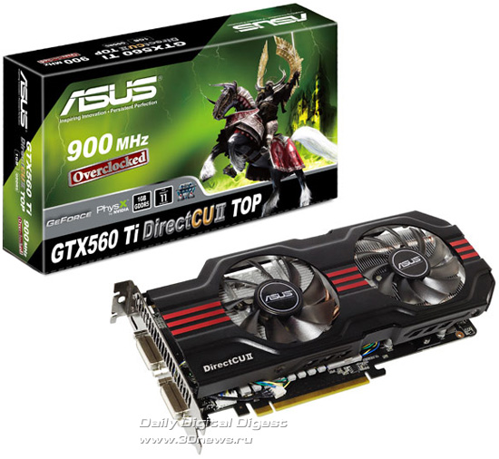 ASUS ENGTX560 Ti DCII TOP/2DI/1GD5 ASUS ENGTX560 Ti DCII TOP/2DI/1GD5